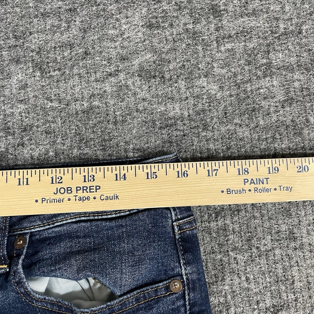 American Eagle Men's Size 31x32 Original Straight Blue Denim Jeans Stretch - Picture 7 of 11